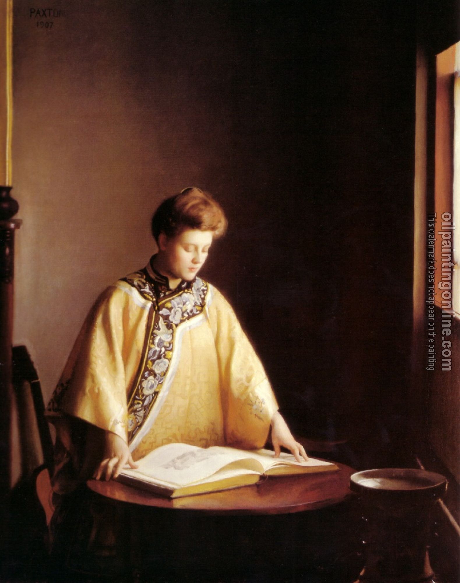 William McGregor Paxton - The Yellow Jacket